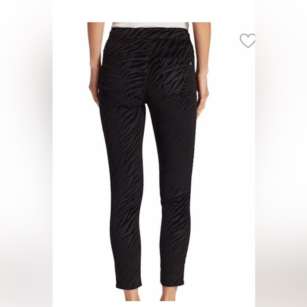 Rag & Bone Nina High-Rise Zebra Stripe Jeans
